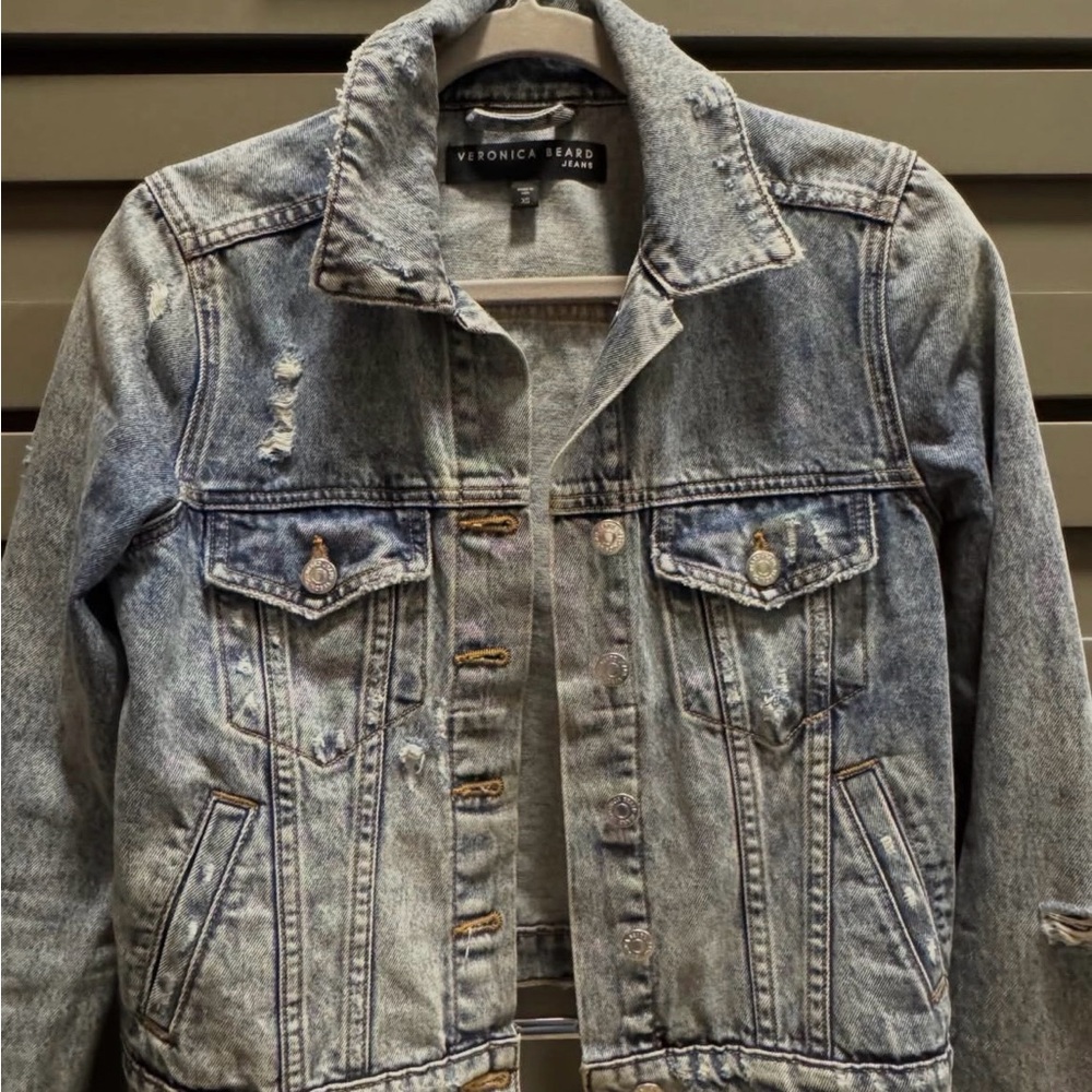 Veronica Beard Blue Jean Jacket